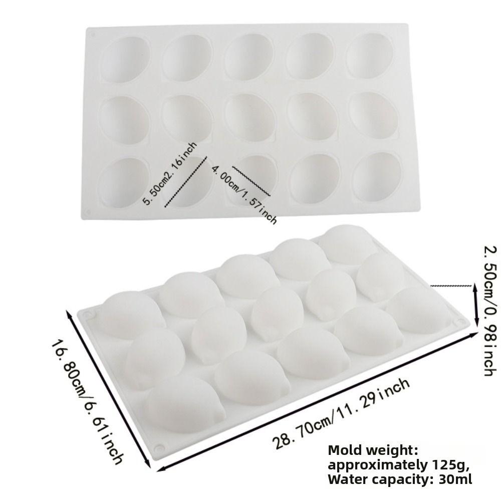 Fruit Shaped Lemon Mousse Cake Mold Food-Grade Silicone Baking Cake Molds Pastry Making