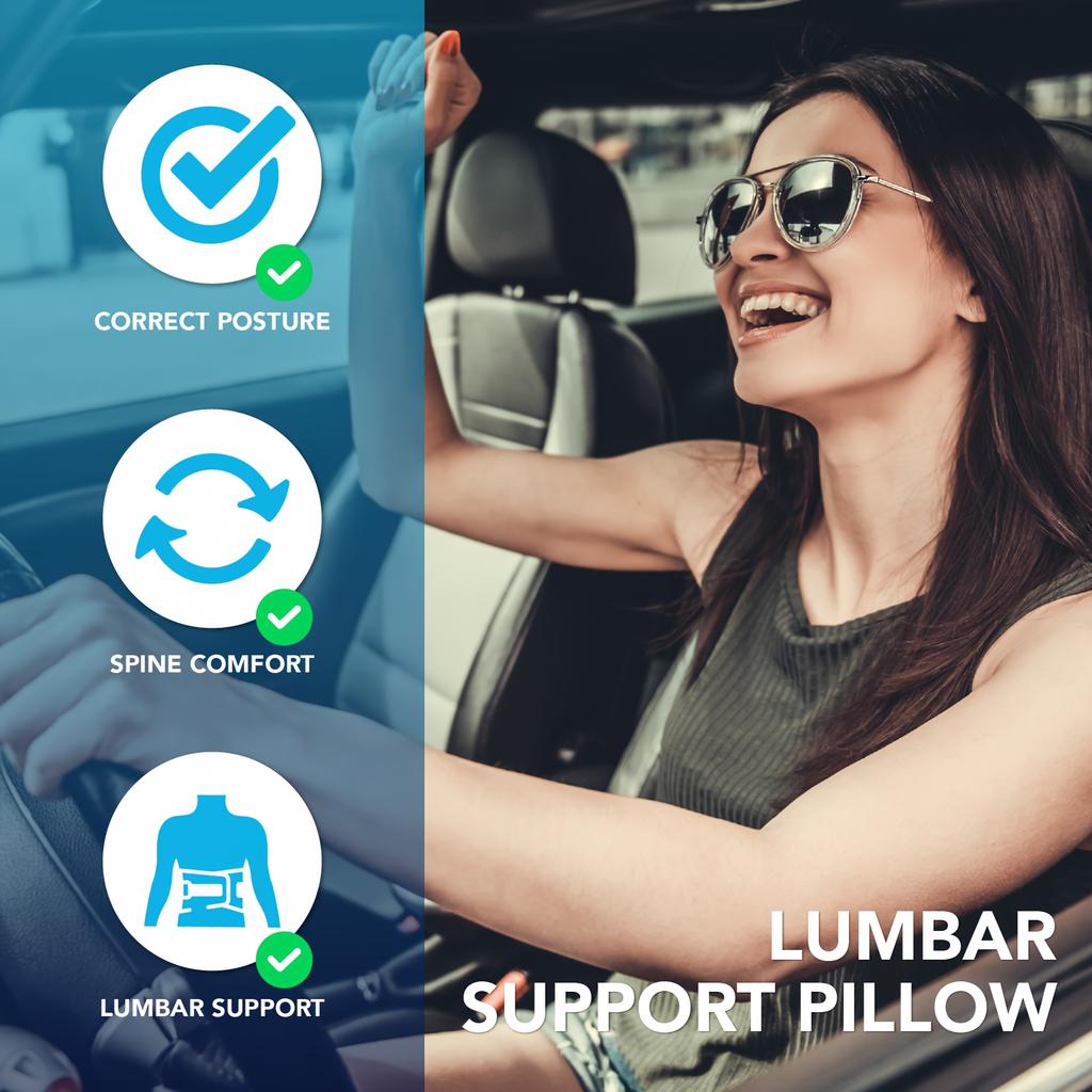Memory Foam Seat Cushion: Enhances Comfort, Improves Posture, And Reduces Sitting Pressure,Perfect for Cars, Trucks