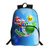Super Mario Large 16 Inch School Backpack With Spacious Compartments And Durable Material