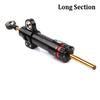 13.5'' Motorcycle Carbon Fiber Black Steering Damper Stabilizer Top Installation