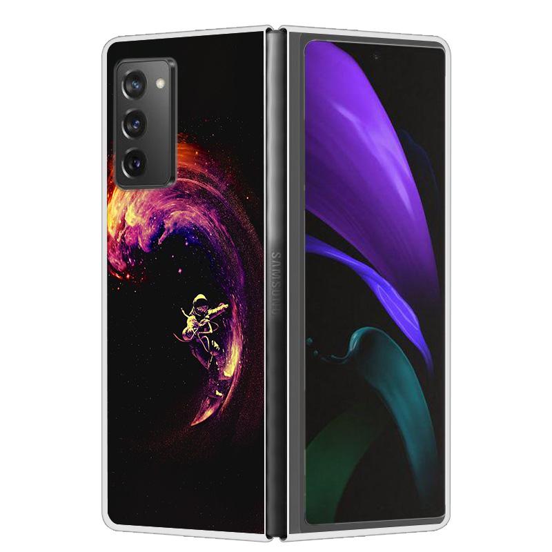 Для Samsung Galaxy Z Fold2 Fold4 Fold5 Чехол Ударопрочный Жесткий Пластик ПК Задняя Крышка Для Samsung Galaxy Z Fold 3 5 4 5G Чехлы для Телефона