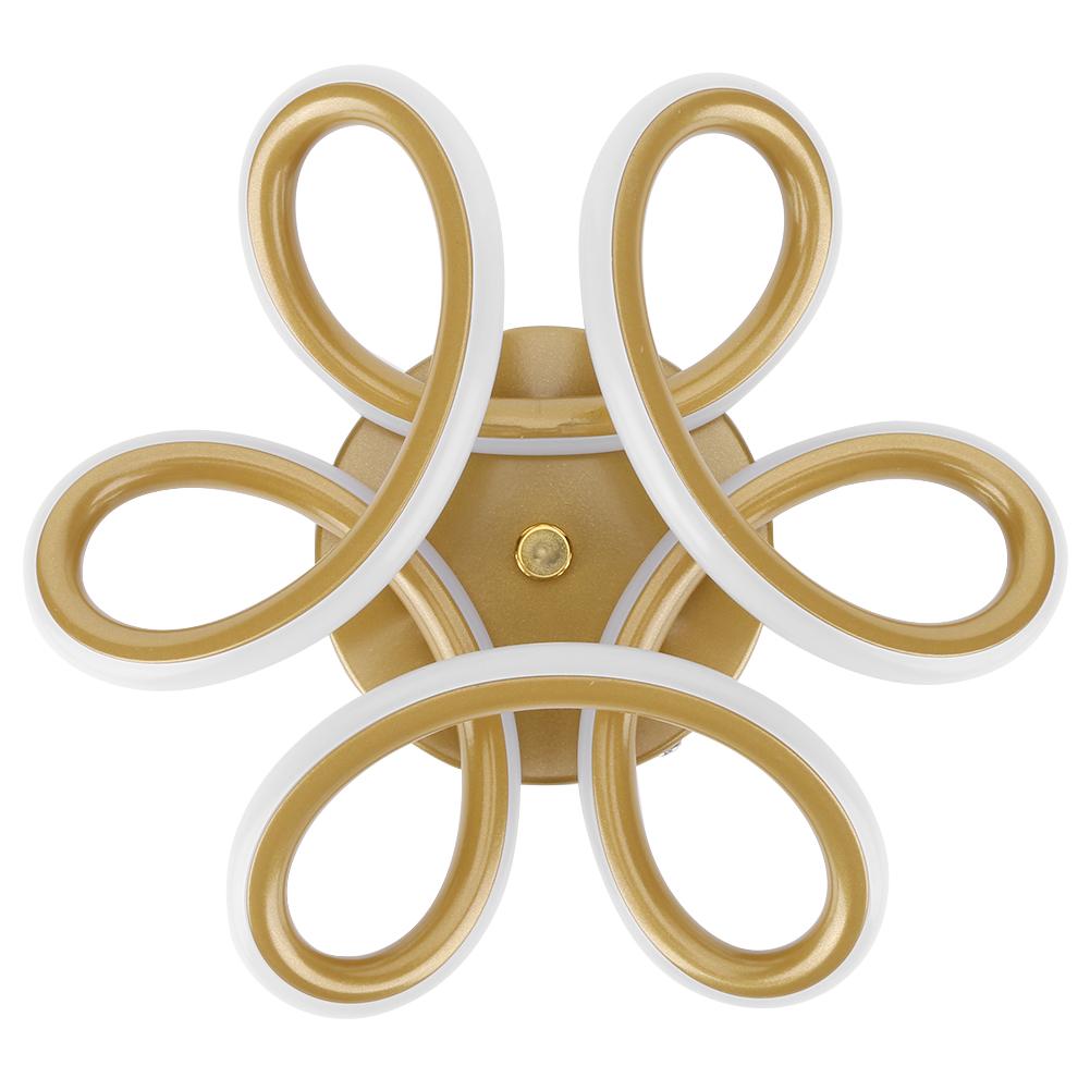 Nordic Luxury Chandelier Easy To Install Mental LED Pendant Light Wall Mounted Floral Shape for Living Room Bedroom Dining Room