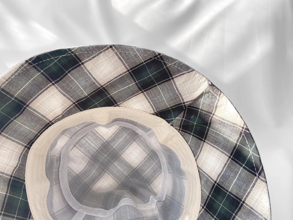 Женская Унисекс Панама в клетку Панама