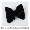 New Car Seat Headrest Pillow Cute Bow Velvet Neck Headrest Lumbar Pillow Soft Support Protector Cushion For Car