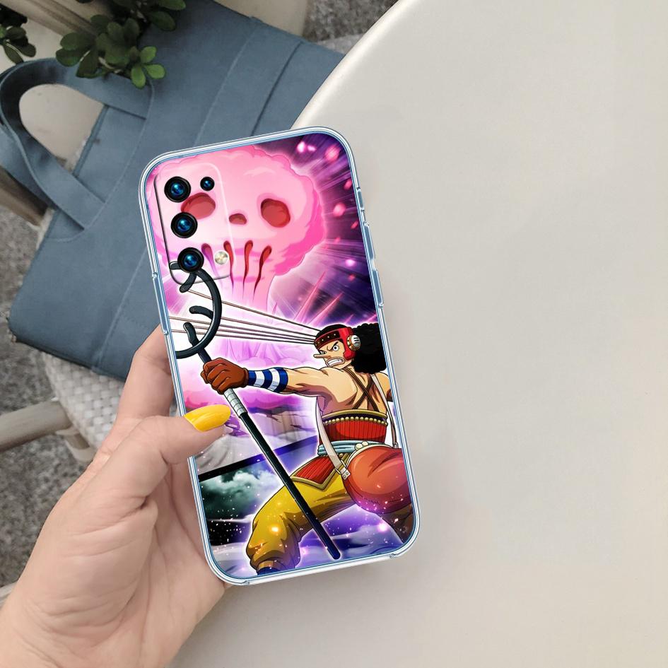 One Piece Art Soft Shell Transparent Phone Case for Motorola Moto G7 G8 G9 G84 G85 G73 G24 G15 Z2 Play Power Plus