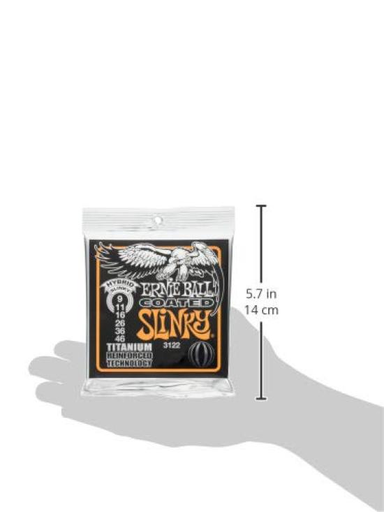 Ernie Ball 3122 Electric Guitar Strings Coated Hybrid Slinky [Authentic] (09-46)