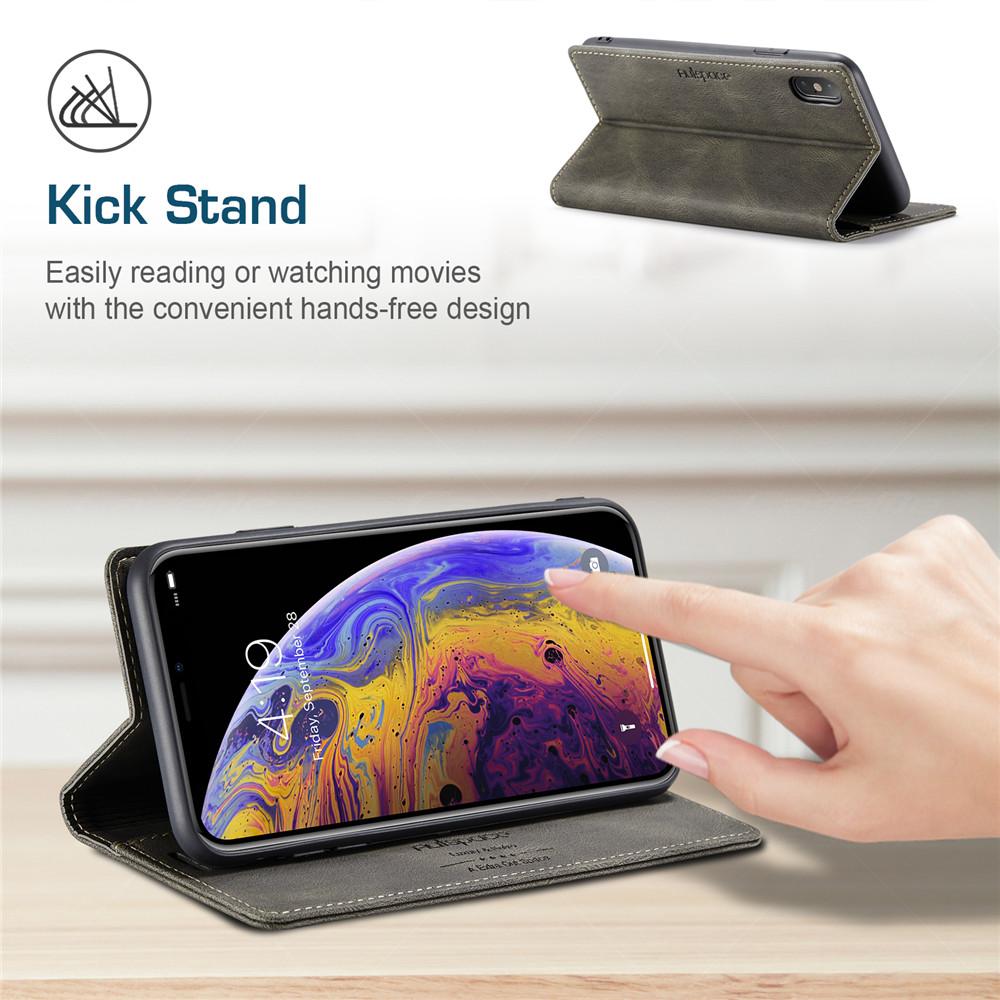 Для iPhone XS Max чехол-книжка из кожи для iPhone X XS чехол роскошный магнитный чехол-кошелек для Apple iPhone XR чехол