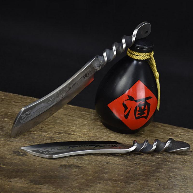6,5-дюймовый универсальный нож Шеф-повар Топор Мачете Для нарезки Longquan Кухонные ножи Рукоятка из стали 7Cr17MoV Универсальный ручной Мессер