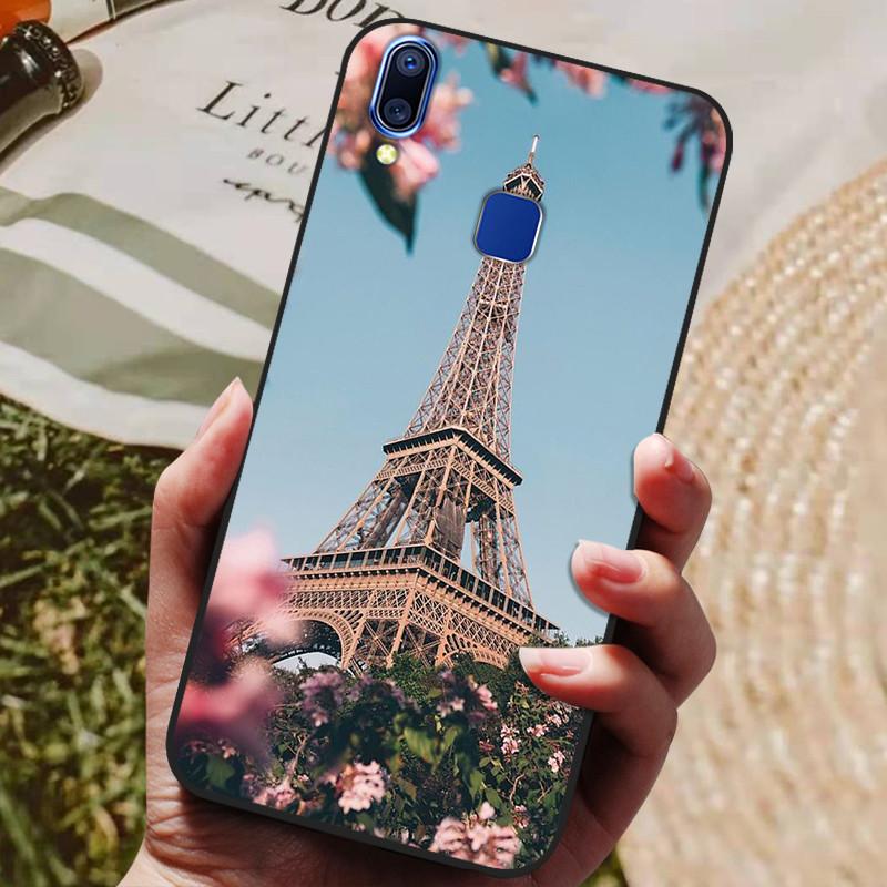 Для чехла Vivo Y93 Lite Чехол Силиконовый Мультяшный Расписной Мягкий ТПУ Задняя Крышка Для Vivo Y91 Y95 Y93 Lite Чехол Y 91 Чехлы для Телефона Capas
