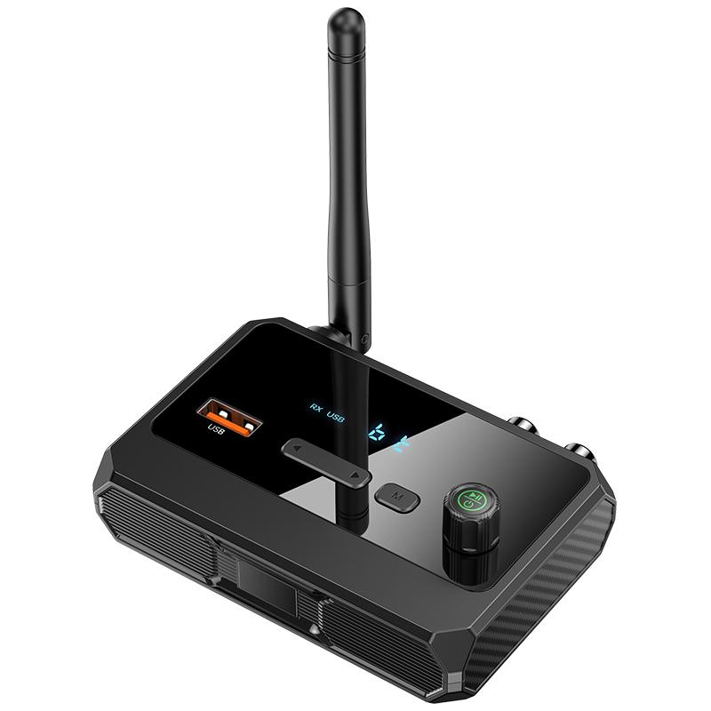New Bluetooth 5.3 Audio Receiver Wireless Support U-disk Audio Adapter With AUX 3.5mm RCA Optical Jack For Car TV PC Speakers