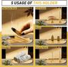 3in1 Metal Incense Burner Brass Incense Holder Sage Palo Santo Holder with  Incense Plate Ash Catcher Yoga Meditation Accessorie