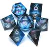 Игральные кости Liquid Core Quicksand Resin DND, игральные кости Sharp Edge Dungeons and Dragons Polyhedron для ролевых игр RPG Explorer Magic