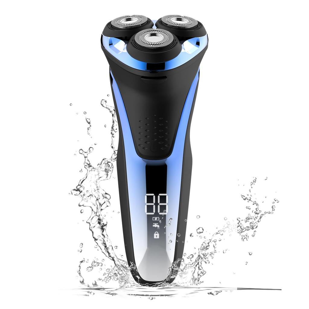 3D Rechargeable Shaver Wet & Dry Rotary Shavers for Men 7569