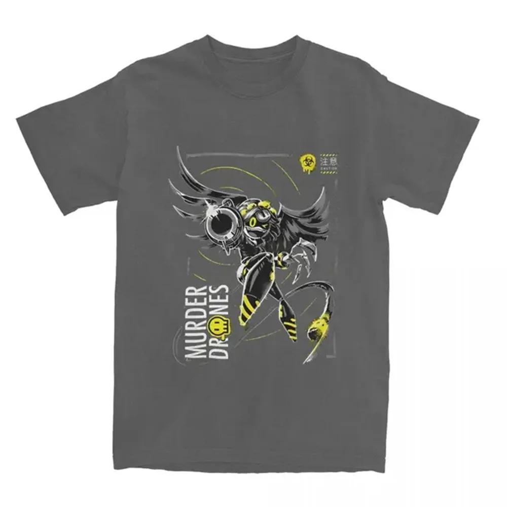 Unisex Women Murder Drones Designation N T Shirts Game Pure Cotton Tops Funny Short Sleeve O Neck Tee Printed TShirt Shirt Clothes