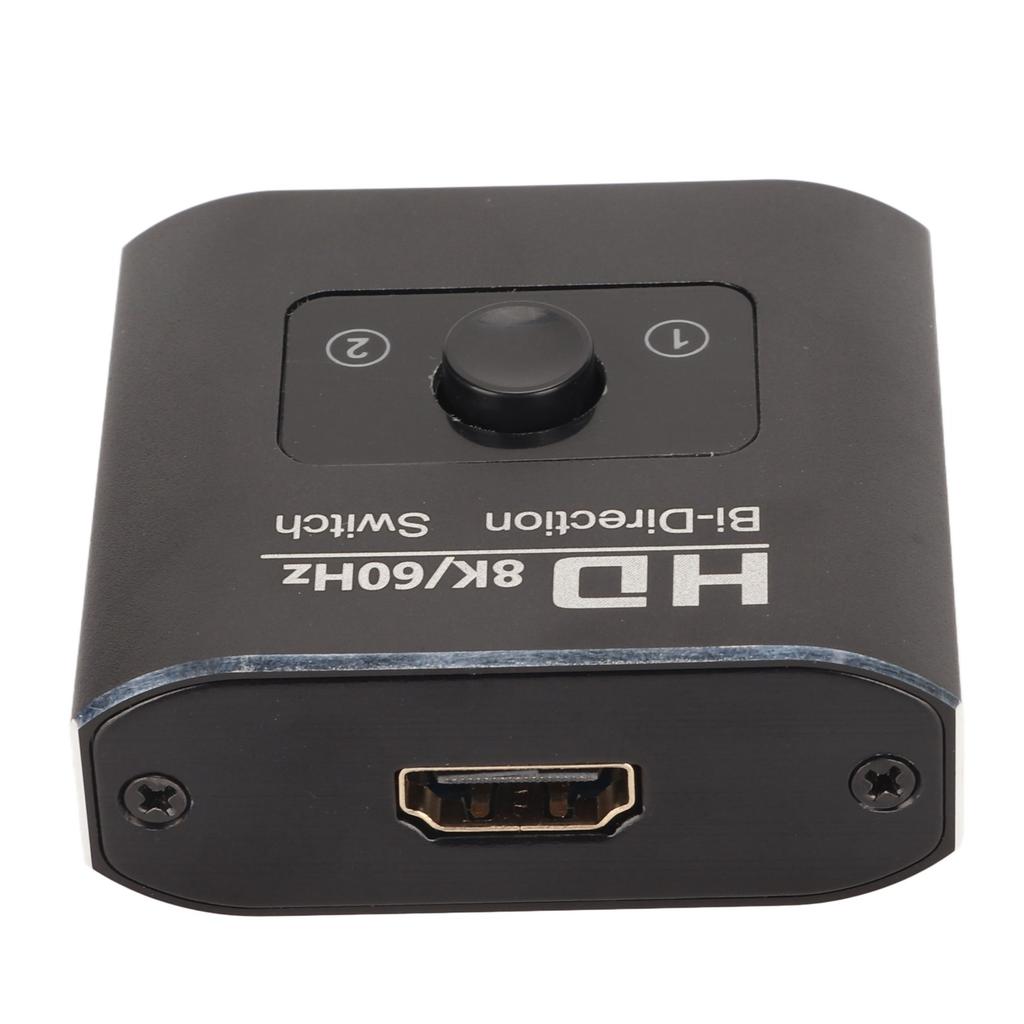 8K HD Multimedia Interface Switcher 2 In 1 Out HD Video Splitter 1 In 2 Out Bi Directional Switcher