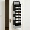 Modern Fabric Shoe Display For Door Back Providing 8 Shelves And Extra Pockets For Improved Arrangement