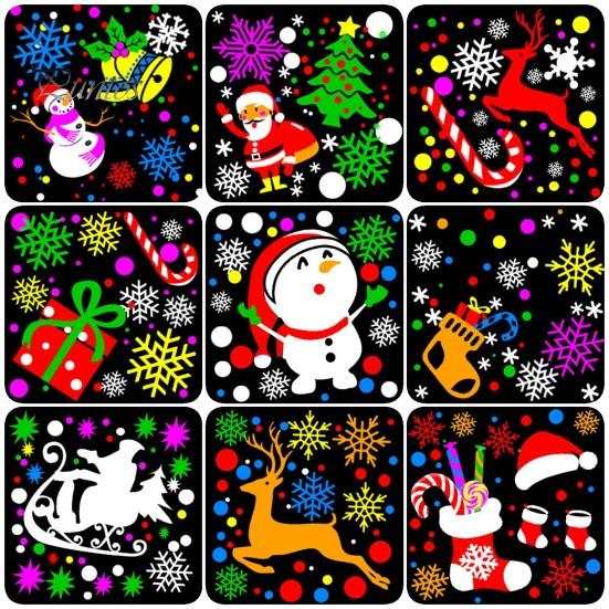 Рождественский проектор, высокая яркость, 16 узоров, дизайн, большая площадь проекции, для использования в помещении и на открытом воздухе, Рождественская вечеринка, лампа, проектор со снежинками