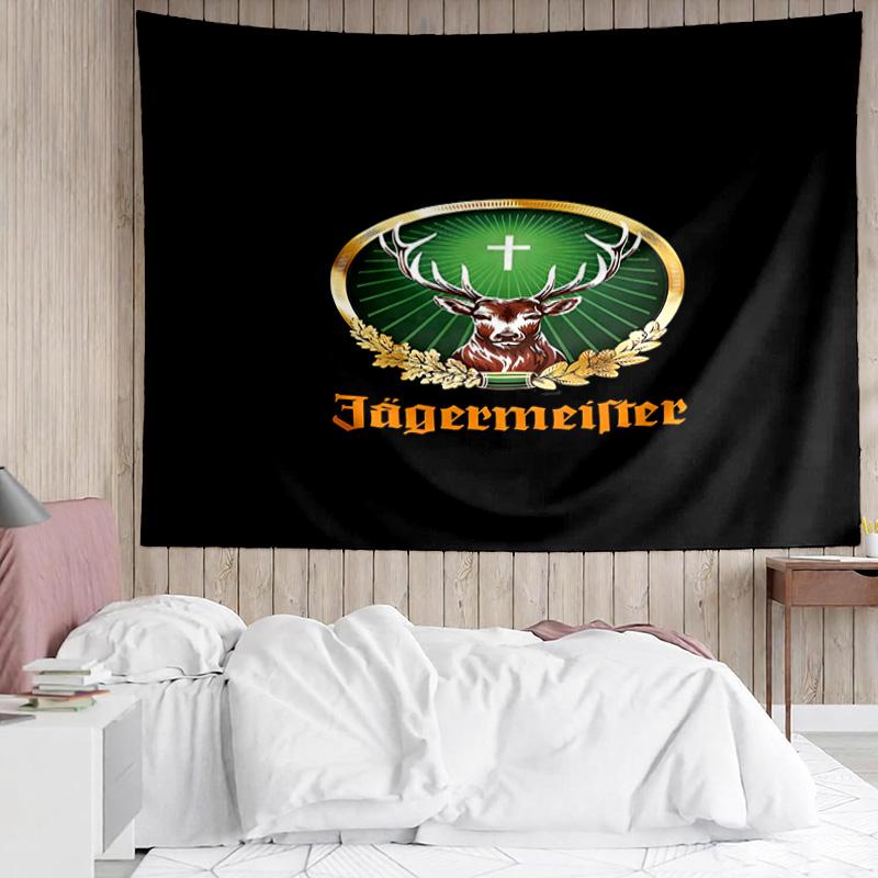 1 шт. Jägermeister: Гобелен «Дух Традиции», Гобелен Уникального Дизайна, Подходит для Спальни, Гостиной, Игровой Комнаты, Душевные Праздничные Подарки