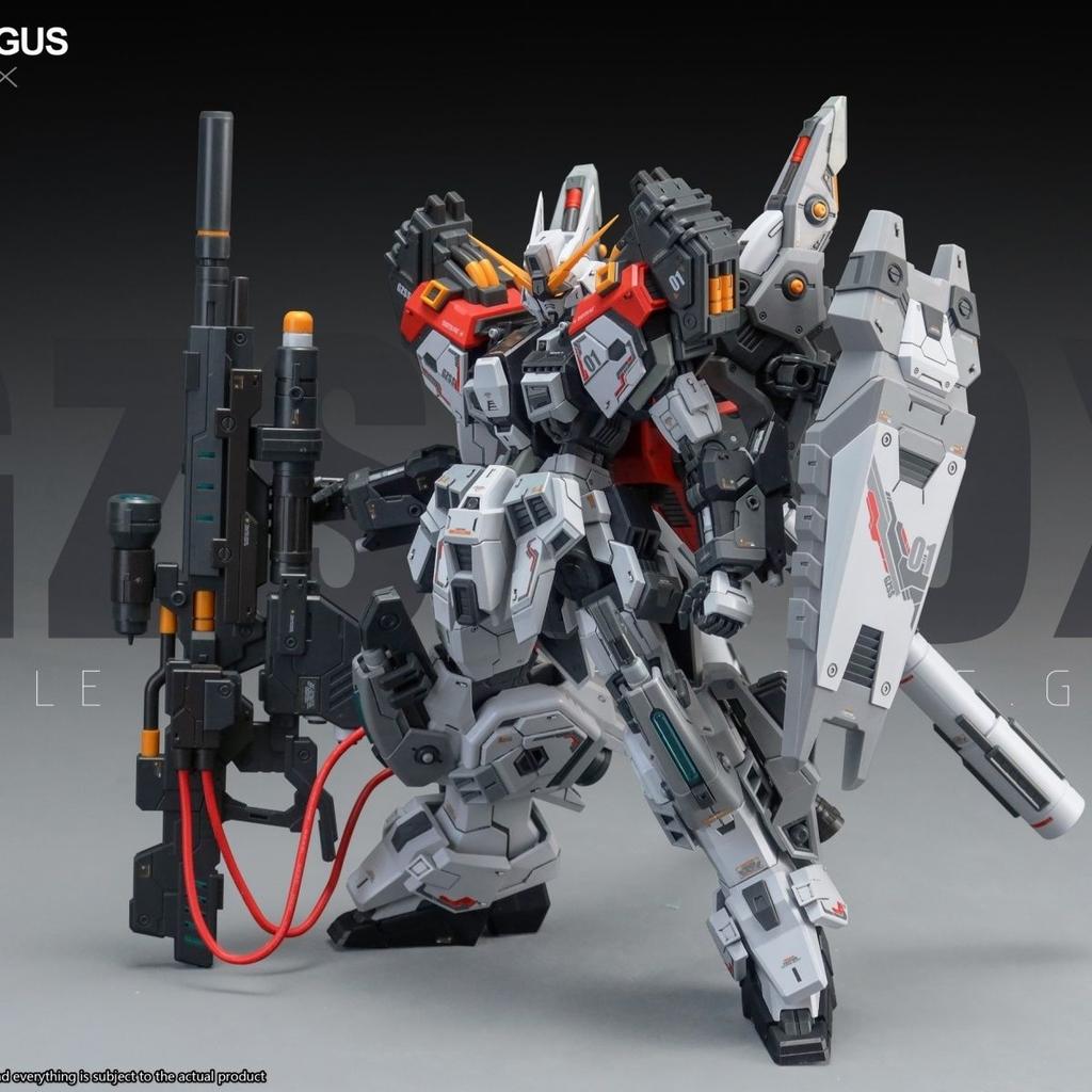 Zza Gzss-Ox01 Регус Сборная модель 1/100 Gus Gzss-Ox Фигурки Действия ABS Коллекция Статуя Модель Игрушки для Детей Фигурка Хобби Подарки