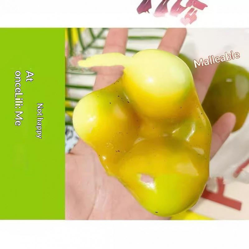 Манго-сквиши меняющий цвет, Игрушка-антистресс, Мягкий сенсорный мячик для сжатия Asmr, Игрушка-антистресс для снятия тревоги и напряжения для детей и взрослых