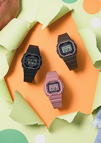 Наручные часы Casio Baby-G Оригинальный продукт для внутреннего рынка Радиоуправление Солнечная батарея BGD-5650-4JF Женские Розовые
