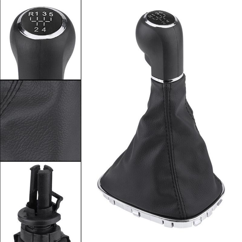 5-скоростная пластиковая ручка переключения передач из искусственной кожи с ботинками Gaitor для Opel/Vauxhall Corsa D S07/E X15/Adam M13