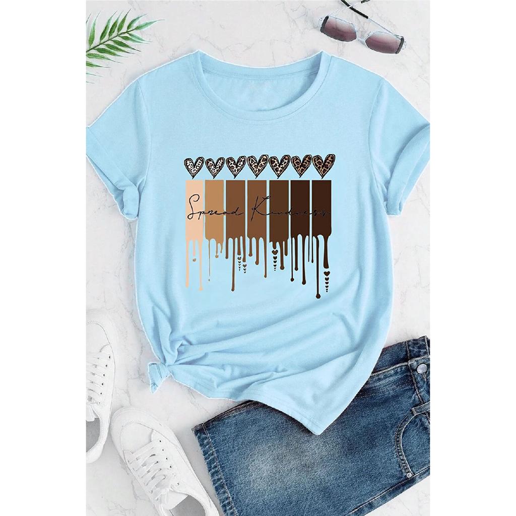 Футболка оверсайз с леопардовым принтом унисекс