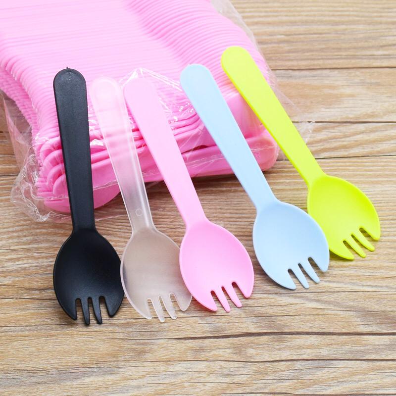 Individually Wrapped Disposable Plastic Spoons & Forks