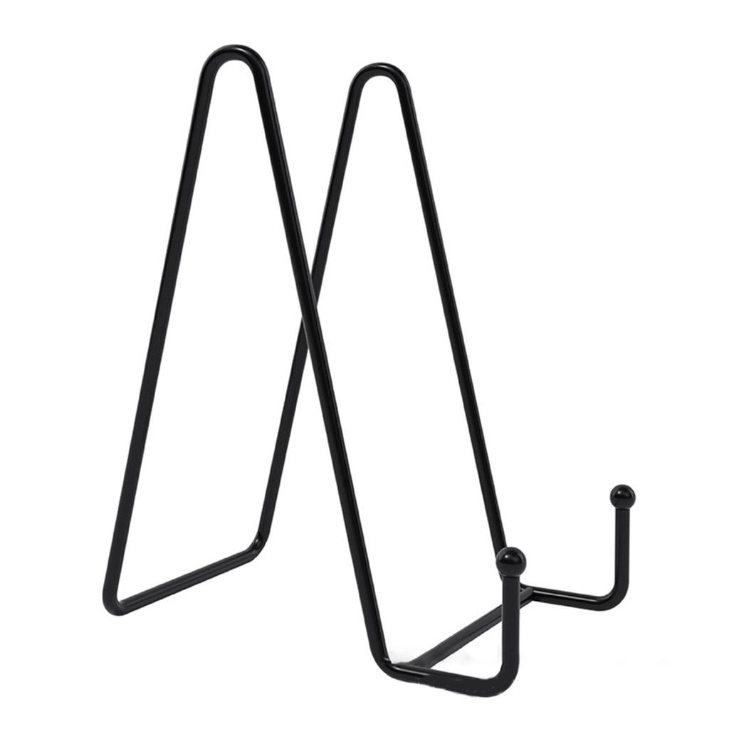 Plate Stands for Display Iron Easel Display Stand Holder Metal Frame for Pictures Photo Decorative Dish Tabletop Art