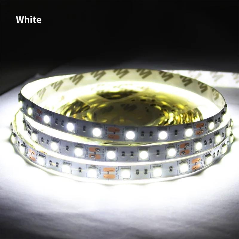 Waterproof LED Strip 12V RGB Strip Light 1M 2M 3M 4M Flexible Tape Lamp 2835 TV Backlight Light Ribbon Lamp For Room Decoration