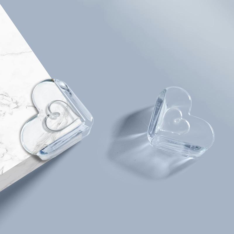 4 шт./компл., прозрачная защитная крышка L-образной формы для детской безопасности, угловая защита стола, защита детей