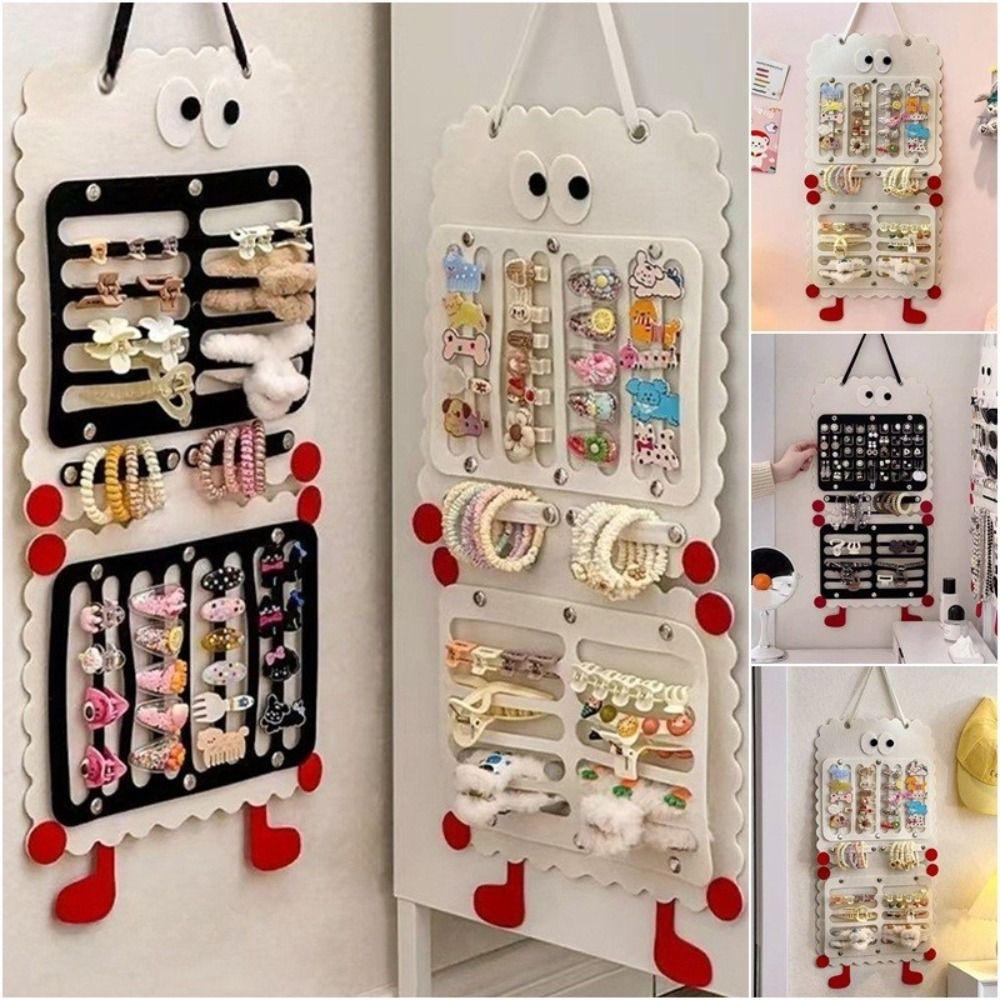 Large Capacity Hair Clip Storage Bag Wall-mounted Hanging Bag Wall Organizer Supplies