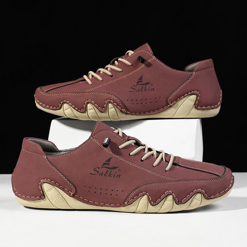 Модная мужская обувь Четыре сезона Новая обувь больших размеров Повседневная обувь Модная низкая обувь Мягкая подошва Дышащая уличная мужская спортивная обувь для ходьбы