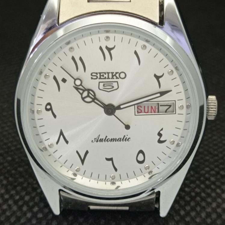 REFURBISHED VINTAGE SEIKO 5 AUTOMATIC 6309A JAPAN MENS ARABIC WATCH A318860-9 Seiko-a318860-1