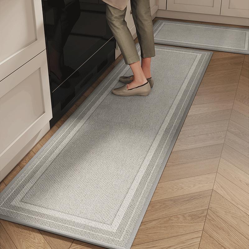 Ковер для кухни напольный коврик впитывающий нескользящий ковер минималистичный однотонный дизайн украшение для дома коврик alfombra de cocina