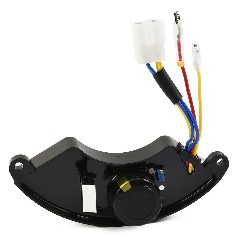 Запчасти для генератора Регулятор Оборудование для освещения 7 кВт 8 кВт AVR Автоматический Для дизельного генератора Регулятор напряжения Полумесяц