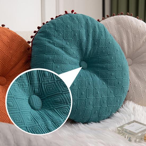 Декоративная подушка с кисточкой, хорошая устойчивость, высокая эластичность, облегчение боли, круглая подушка, шар, круглая подушка, диванная подушка, напольная подушка, украшение для дома