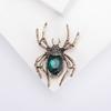Ретро брошь-паук для женщин, искусственный кристалл, стразы, эффектное насекомое, костюм, брошь в пальто, булавка, аксессуары для костюмов на Хэллоуин, ювелирные изделия, подарок