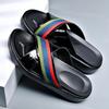 Summer New Shoes for Men Fashion Slippers Genuine Leather Casual Slides Street Cool Beach Shoes Man Sandals