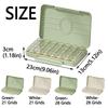 A Week Medicine Storage Containers Portable Sealed Pill Case BPA Free Pill Dispenser Box  Outdoor