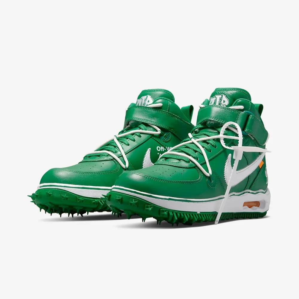 Nike X Off-White Air Force 1 Mid Pine Green DR0500-300
