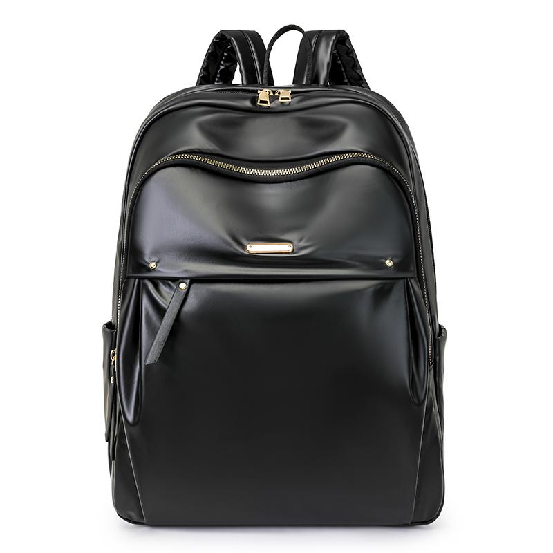 Рюкзак мужской и женский легкий рюкзак для путешествий большой емкости ПУ школьный рюкзак