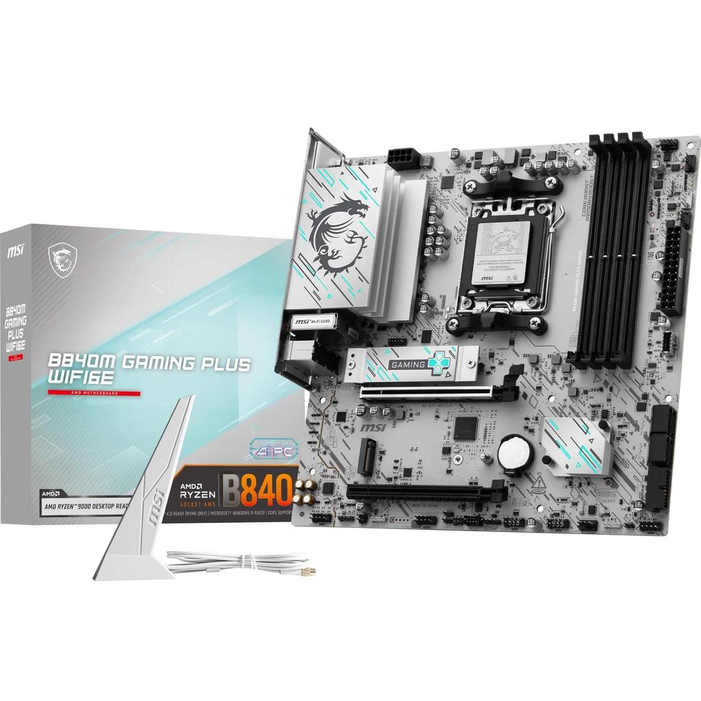 MSI B840M GAMING PLUS WIFI6E Micro-ATX Gaming Motherboard MB6805