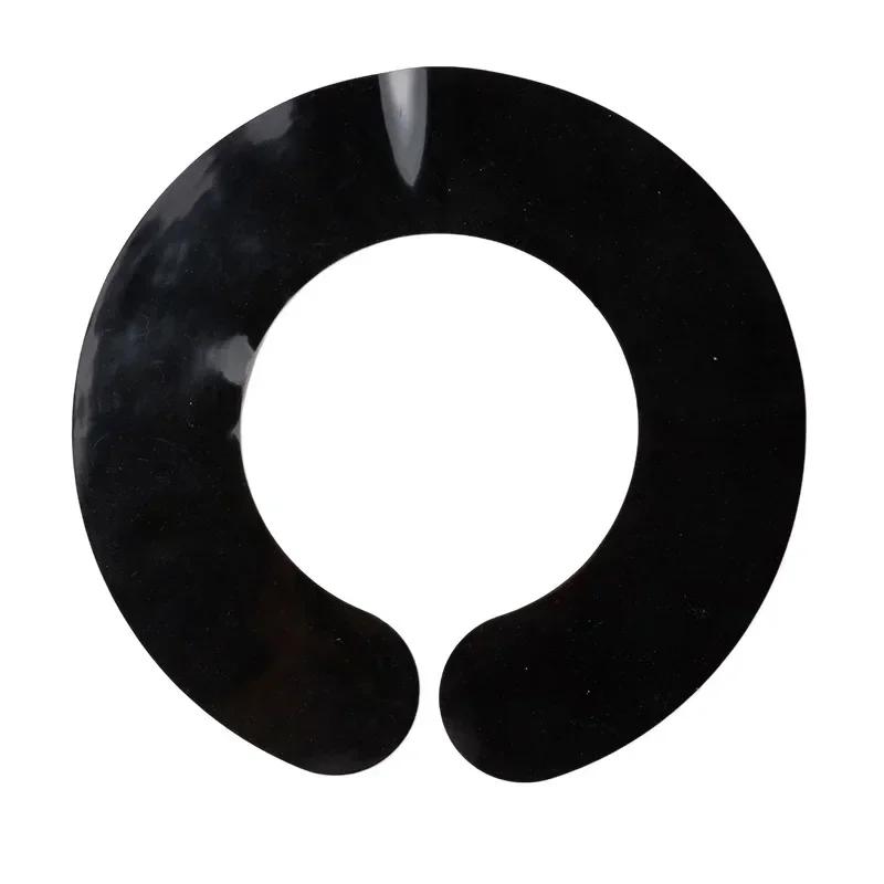 Мягкий Силиконовый Воротник для Стрижки Волос, Накидка на Шею, Парикмахерская, Парикмахер, Накидки для Окрашивания Волос, Водонепроницаемая Повязка на Шею, Салонные Аксессуары