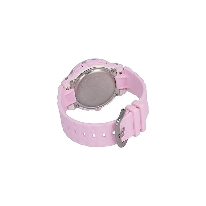 Casio CASIO Серия BABY-G Романтичный розово-золотой циферблат Отображение даты Водонепроницаемый механизм Кварцевый механизм Ремешок из смолы Японские и корейские часы BGA-150ST-4A