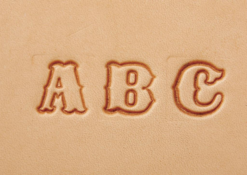 Набор штампов с буквами алфавита для кожаных инструментов 13 мм 8301