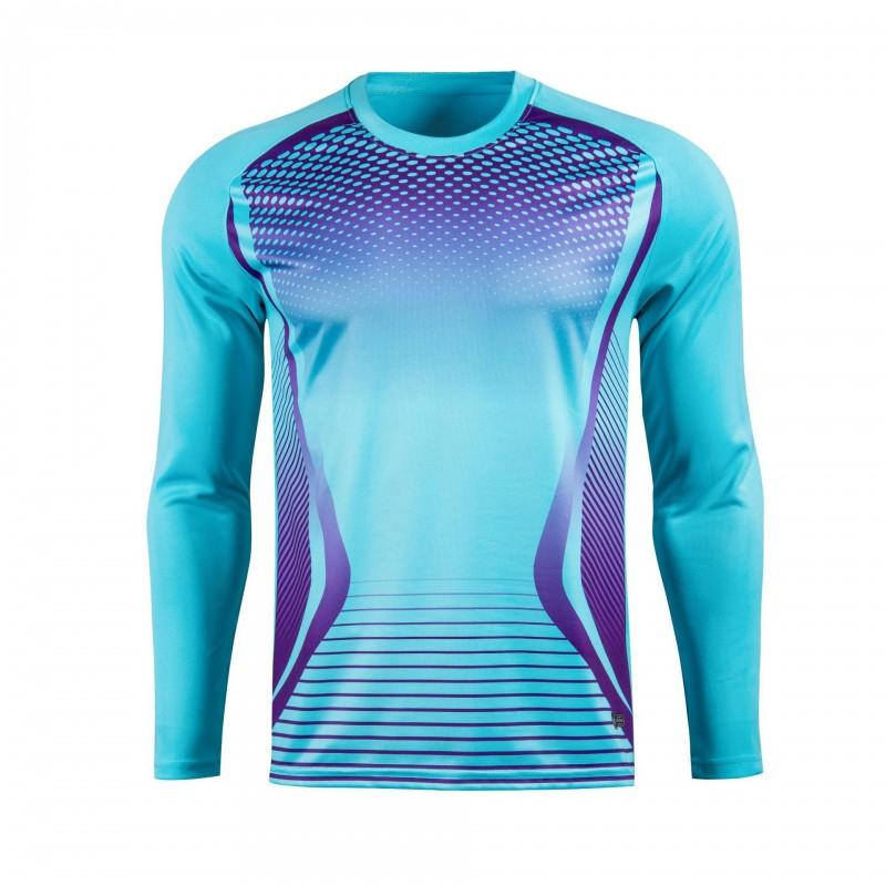 Mens Soccer Goalkeeper Jersey Short Sleeve Breathable Sport Shirt Training Match Fall