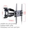 TV Wall Mount Bracket Full Motion Tilt TV Bracket Suit for 26''-55'' TV Screen Load Up To 40kg VESA 400x400mm