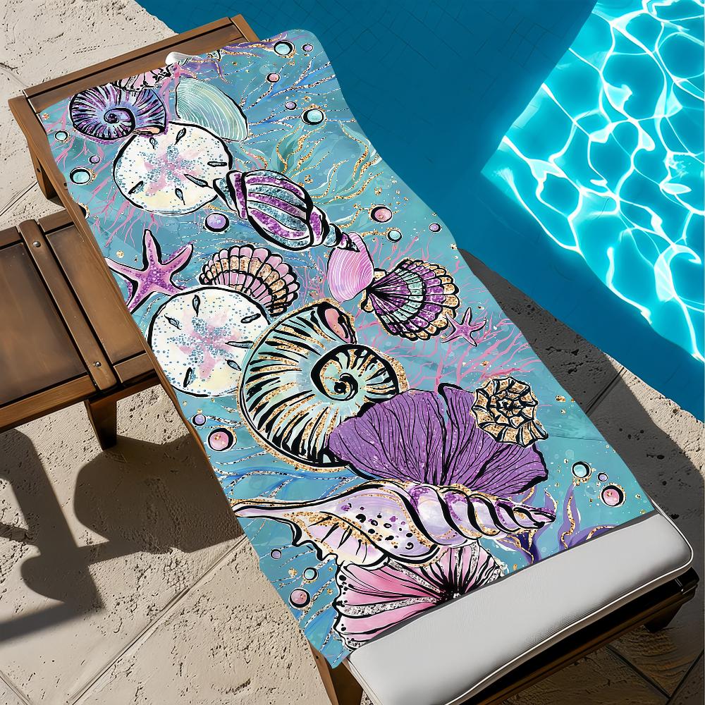 vintage art fashion modern starfish shell soft Beach Towels Trip swim Pool bathing Towel Gym Spa home Decor Gift Holiday