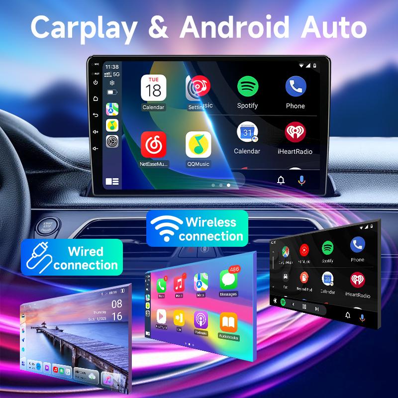 Srnubi 2Din Android14 Car Stereo Radio For Suzuki Swift 2003-2010 Wireless Carplay Android Auto Mirror Link BT 4G WiFi Head Unit